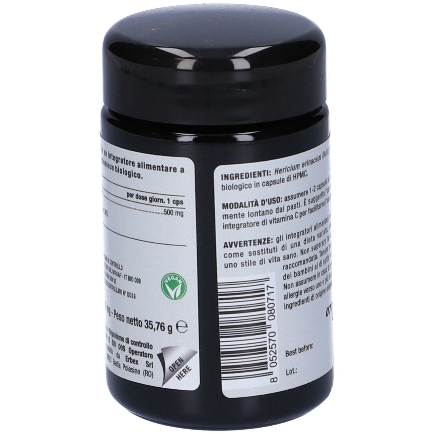Nutriva Hericium 60 Kapseln Vegetalien