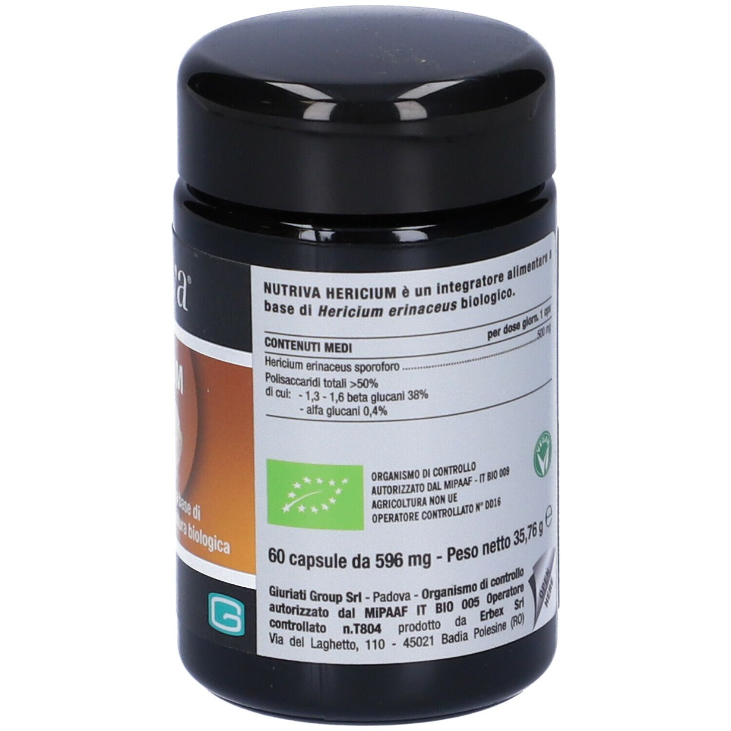 Nutriva Hericium 60 Kapseln Vegetalien
