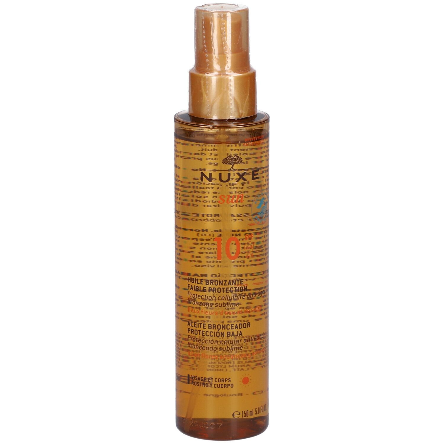 Nuxe Sun Gesichts- und Körperbräunungsöl SPF10