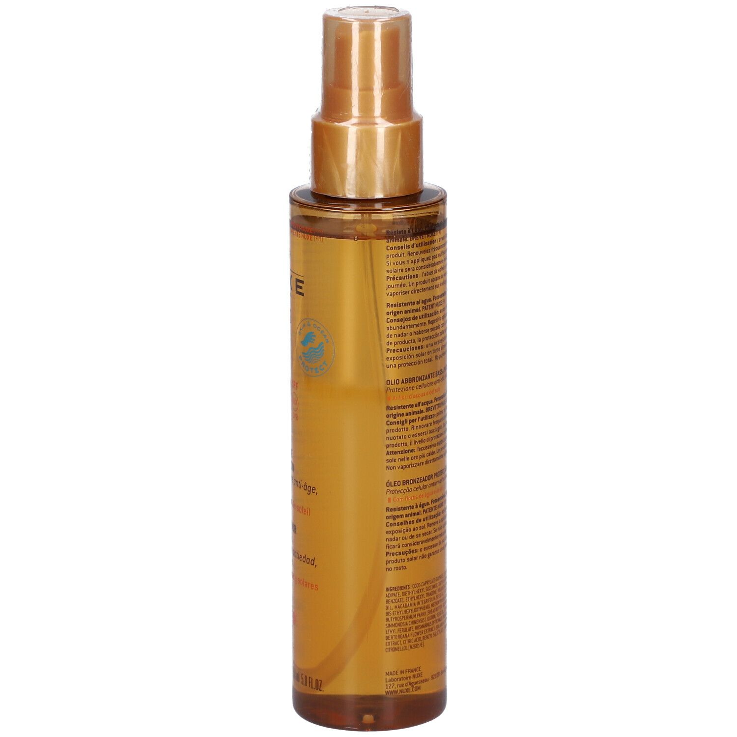 Nuxe Sun Gesichts- und Körperbräunungsöl SPF10