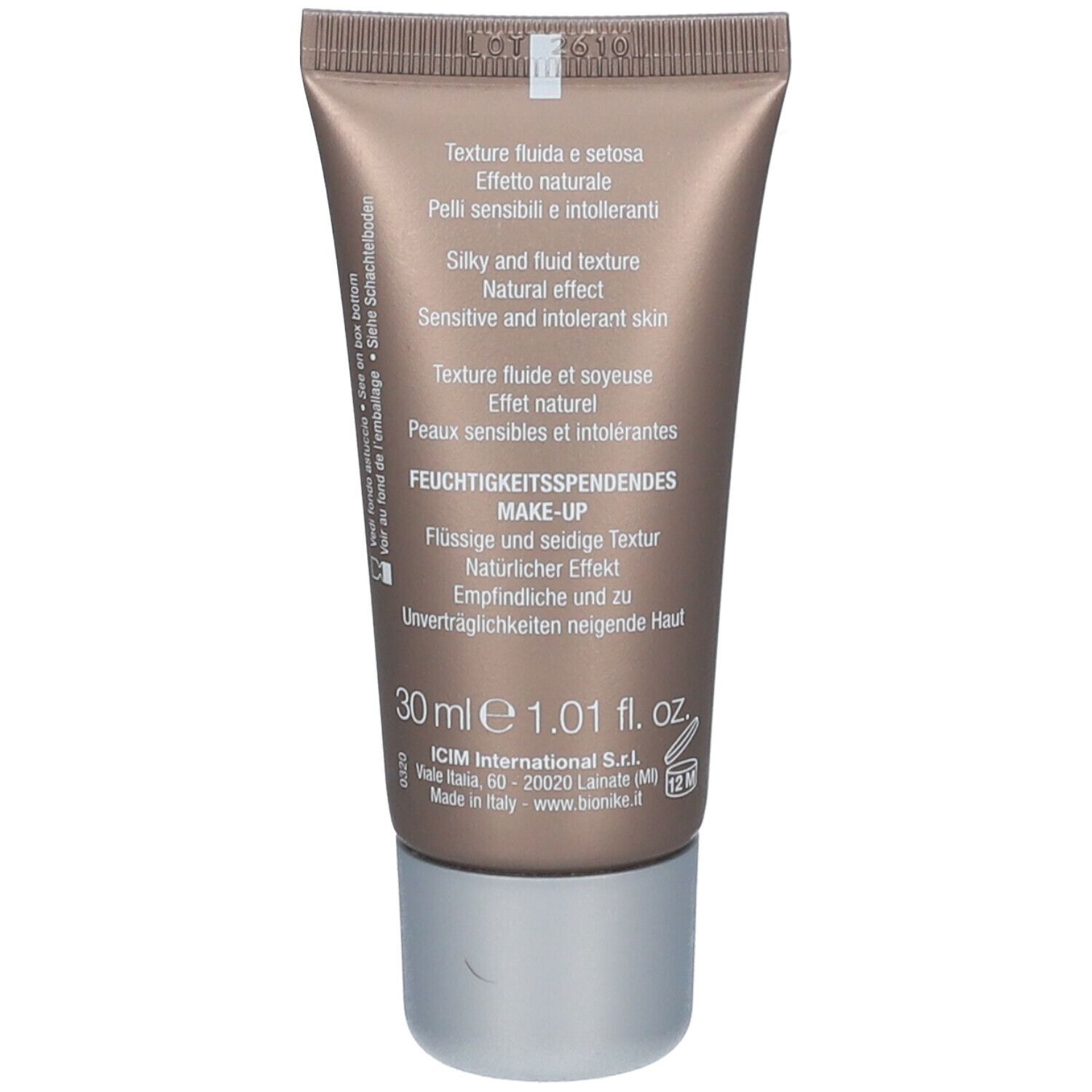 BioNike Defence Color Hydra feuchtigsspendende Foundation 102 Sand
