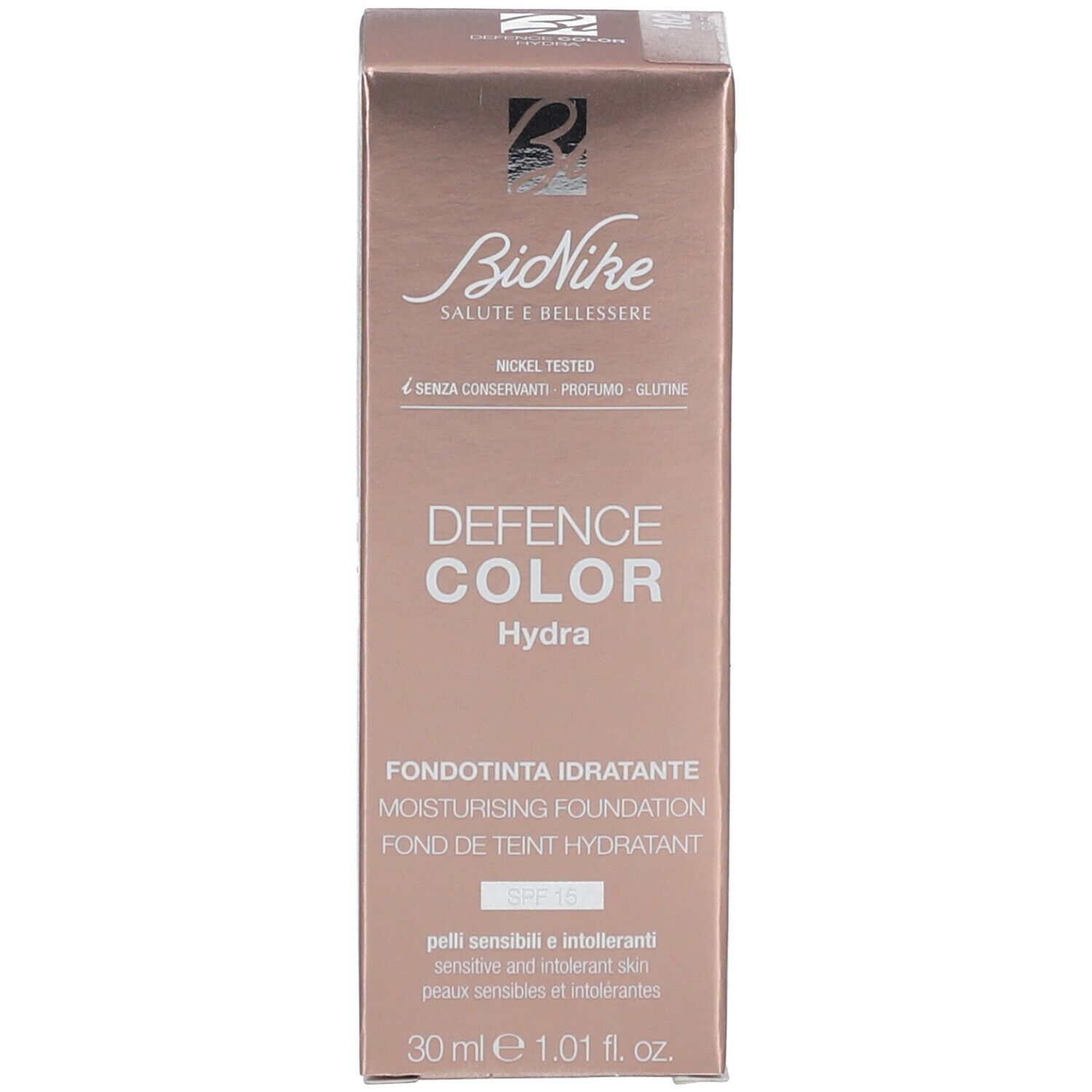 BioNike Defence Color Hydra feuchtigsspendende Foundation 102 Sand