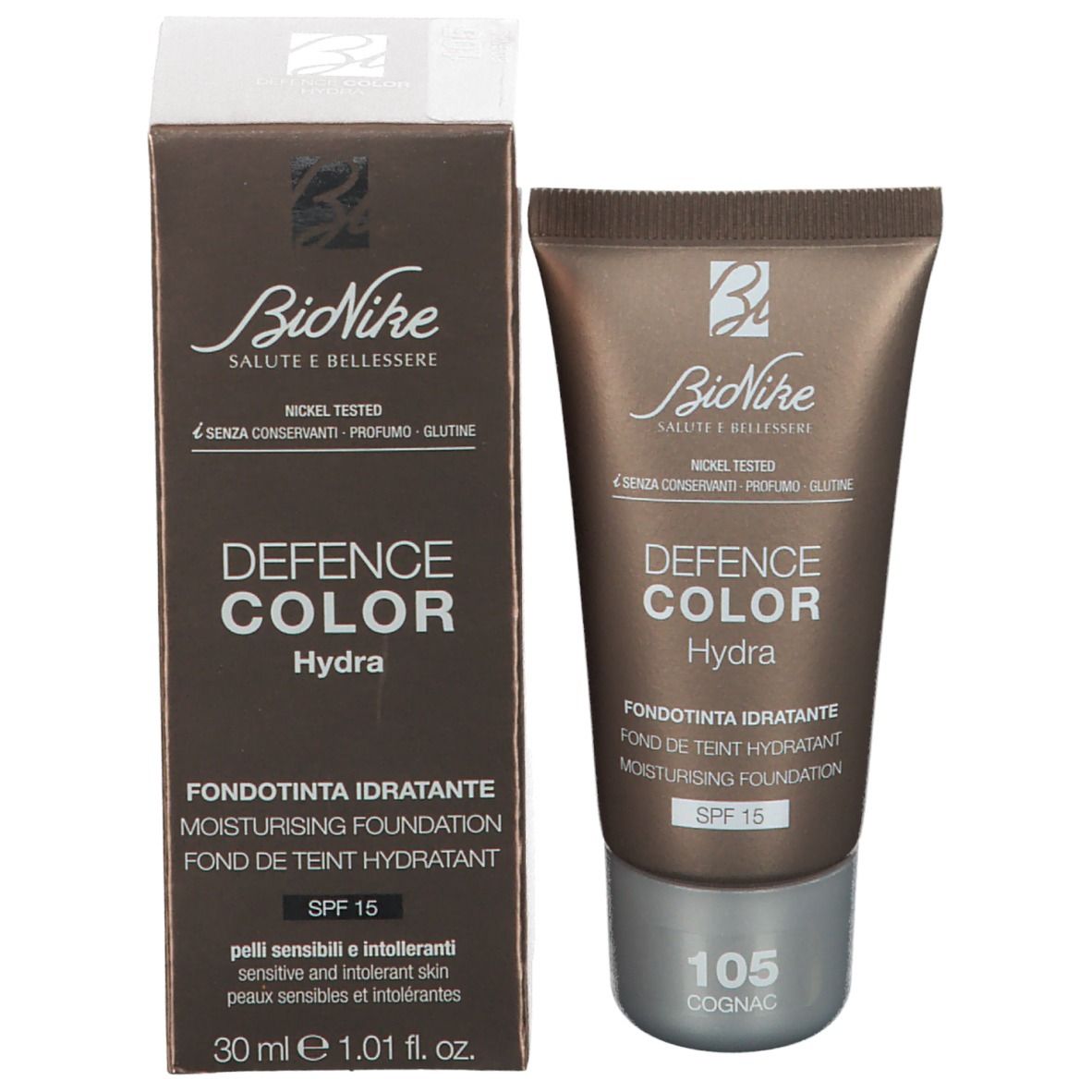 BioNike DEFENCE COLOR Hydra 105 Cognac