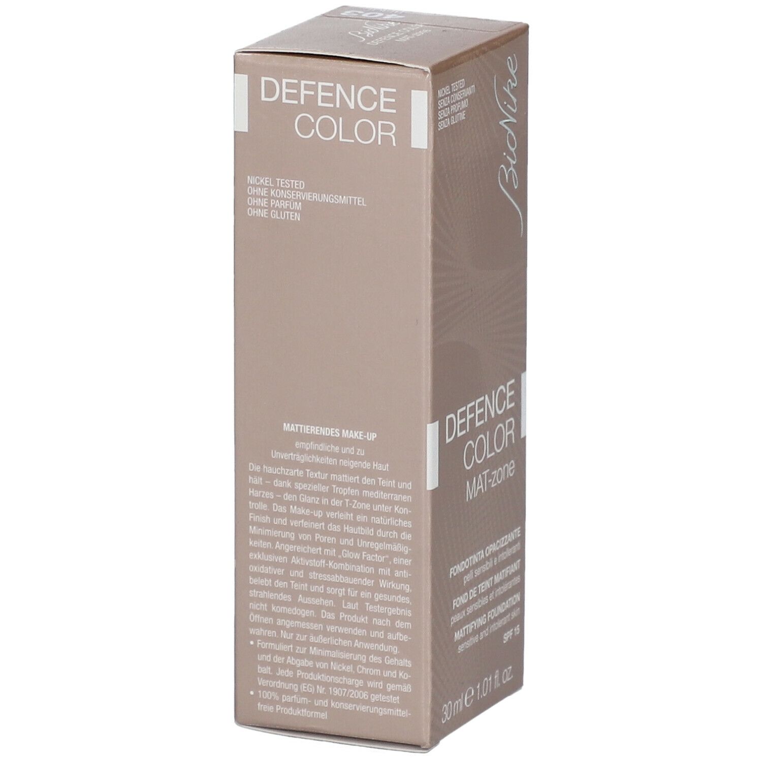 BioNike Defence Color Mat-zone Mattifying Foundation 403 Beige