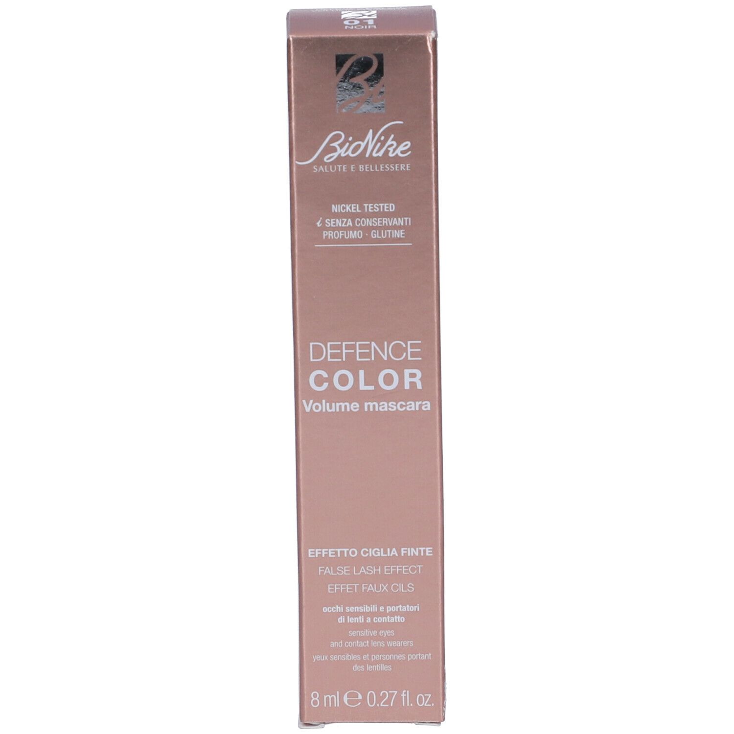 BioNike DEFENCE COLOR Volume Mascara 01 Noir