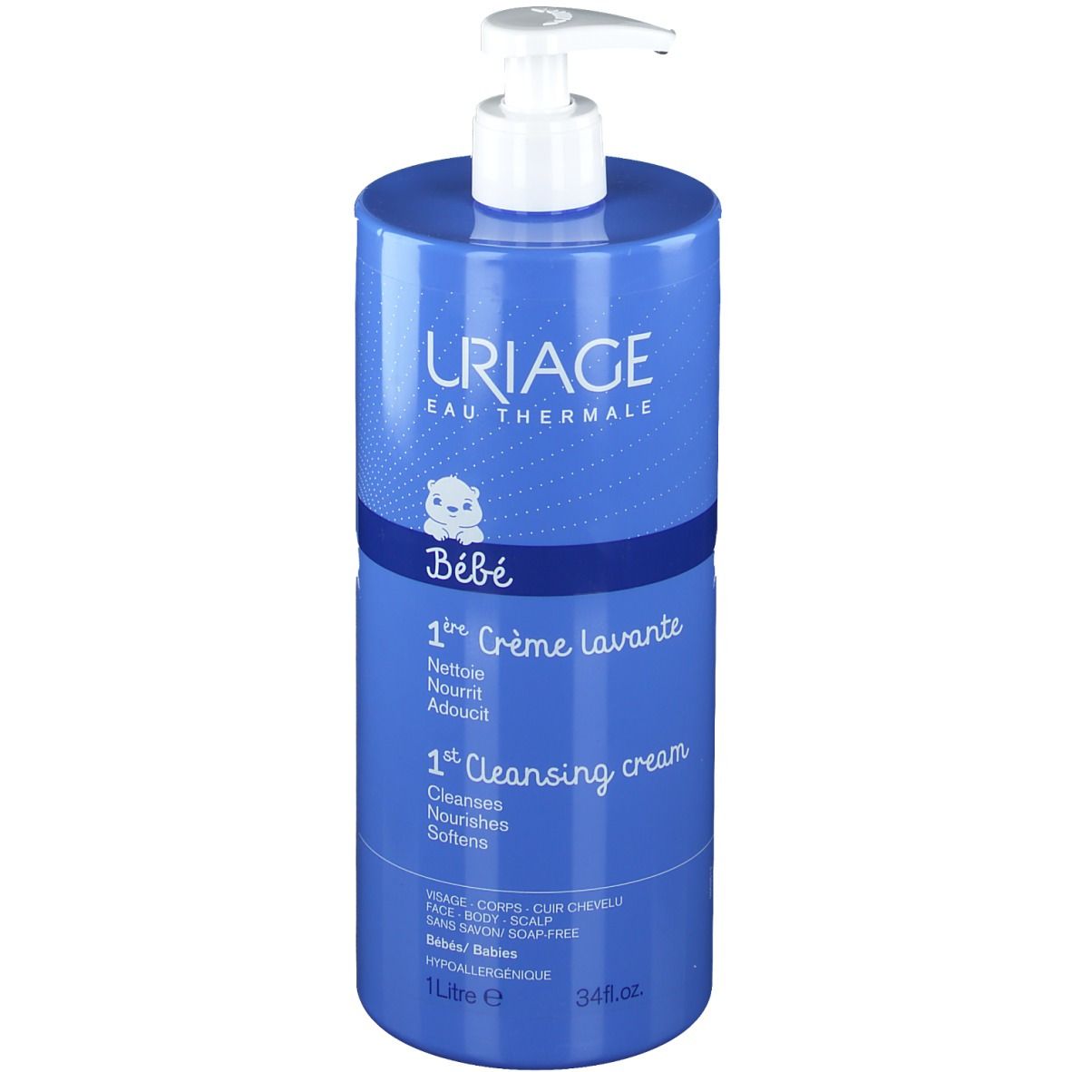 Uriage Bébé 1ère crème lavante sans savon