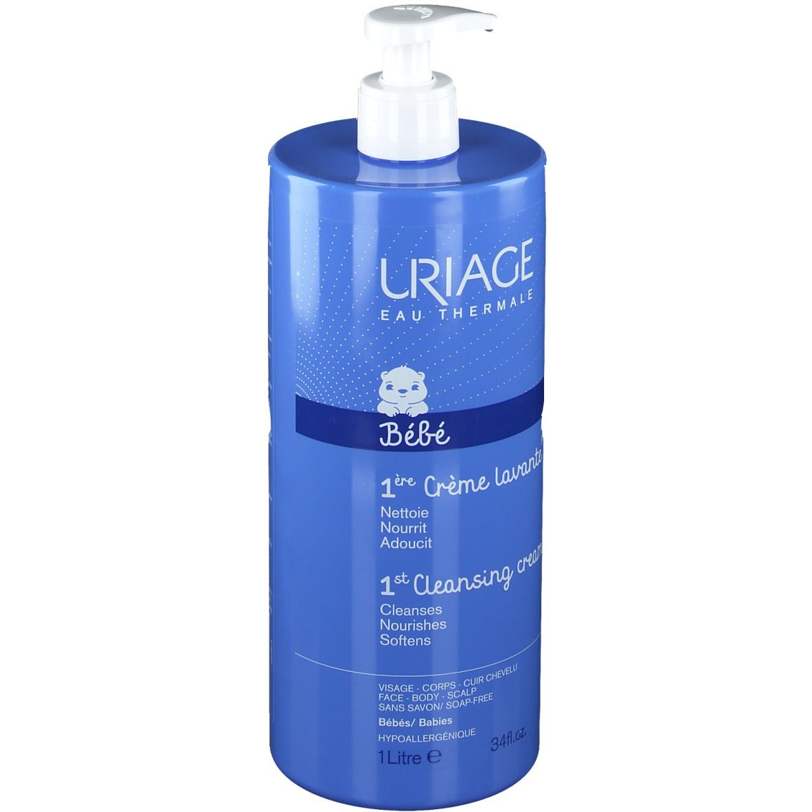 Uriage Bébé 1ère crème lavante sans savon