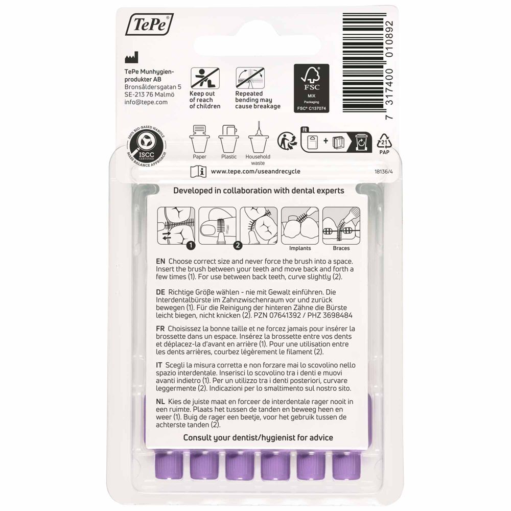 Verpackung eines digitalen Infrarot-Thermometers "Colour SkinTemp".
