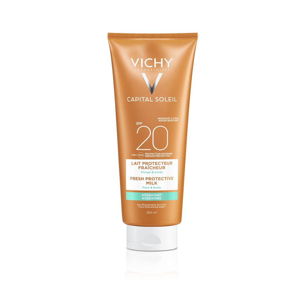 VICHY CAPITAL SOLEIL Lait hydratant fraîcheur SPF20