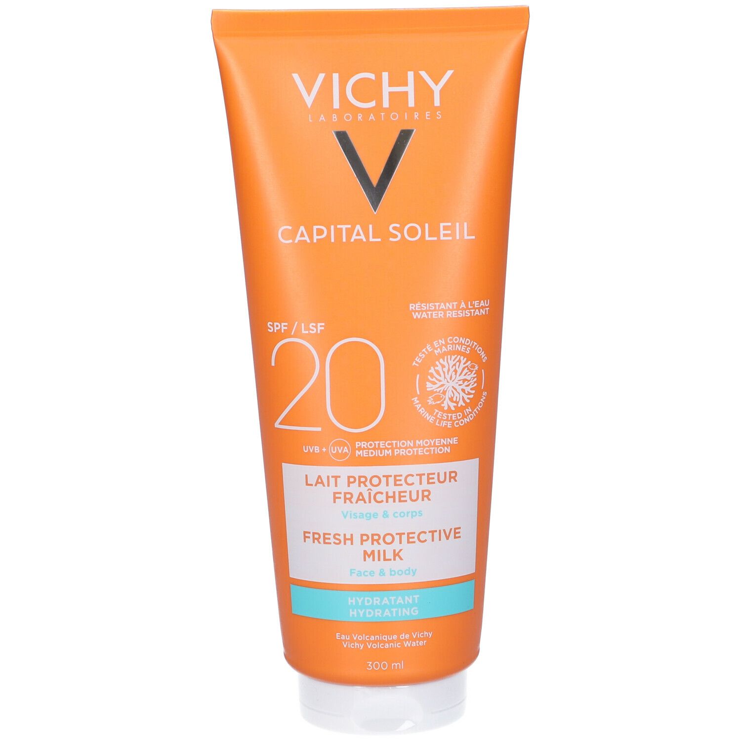 VICHY CAPITAL SOLEIL Lait hydratant fraîcheur SPF20