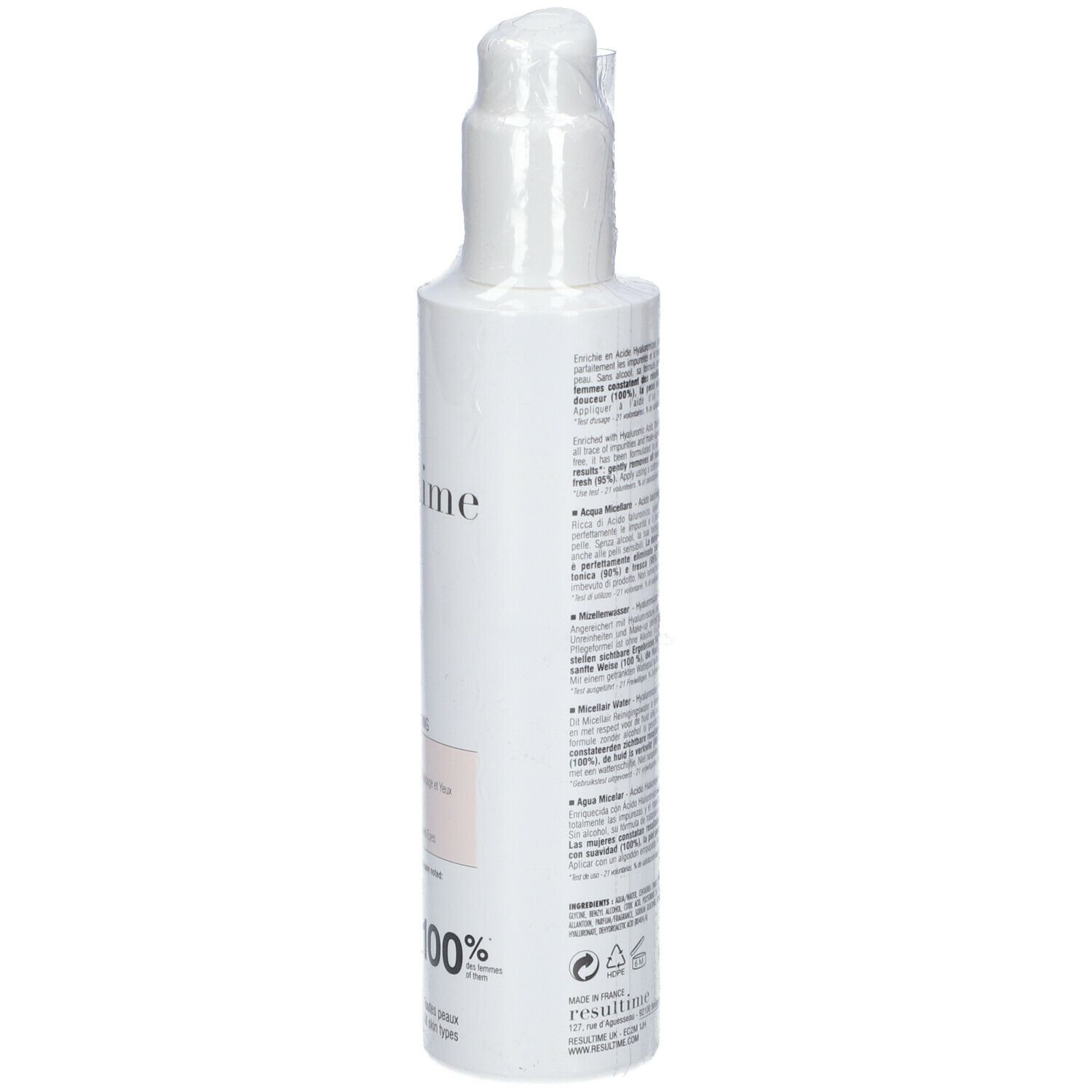Resultime Eau Micellaire Acide Hyaluronique