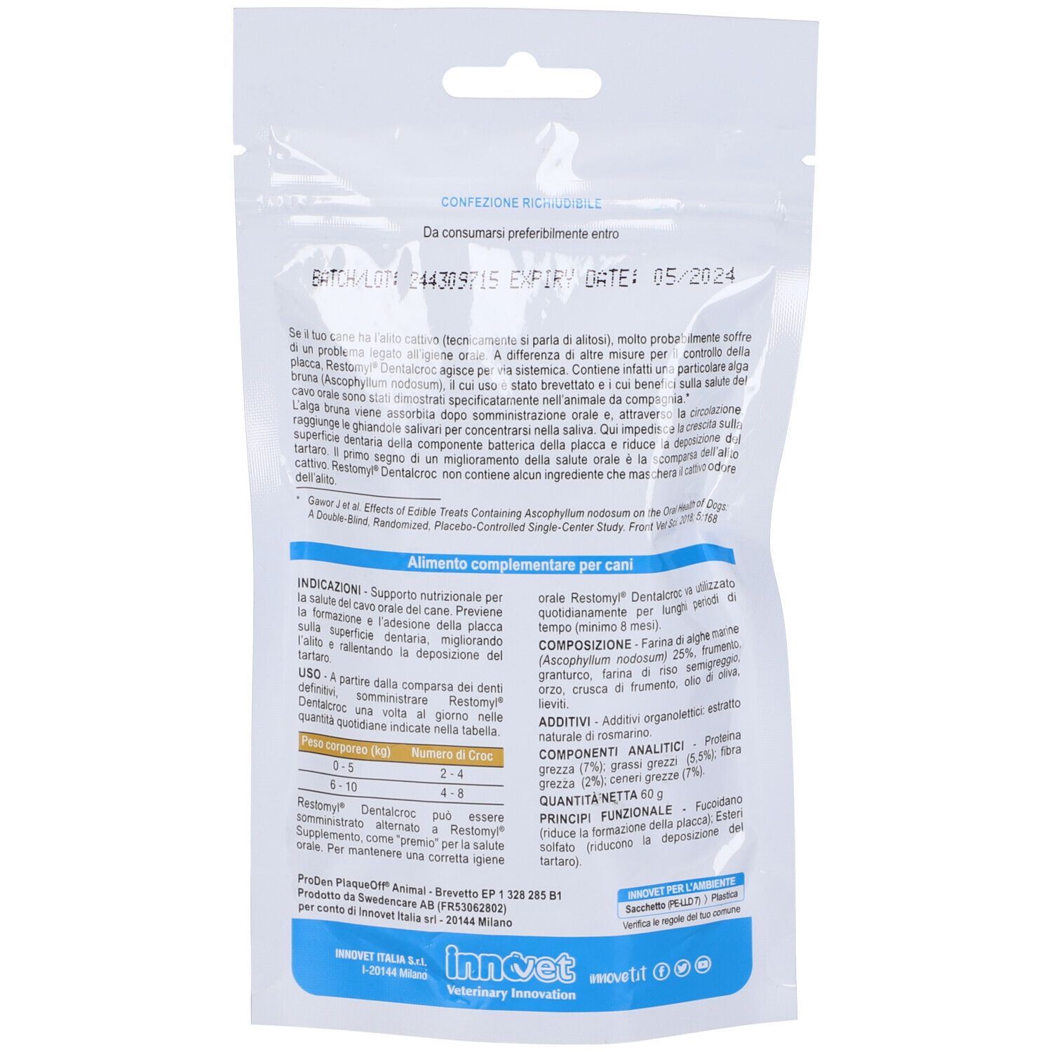 Restomyl Dentalcroc petits chiens