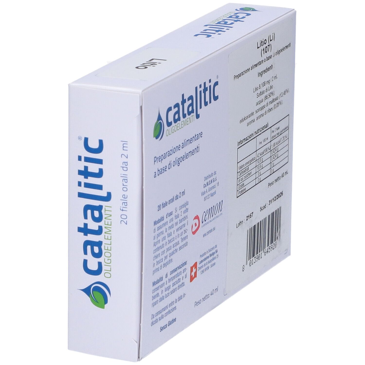 Cemon catalitic® Oligoéléments lithium