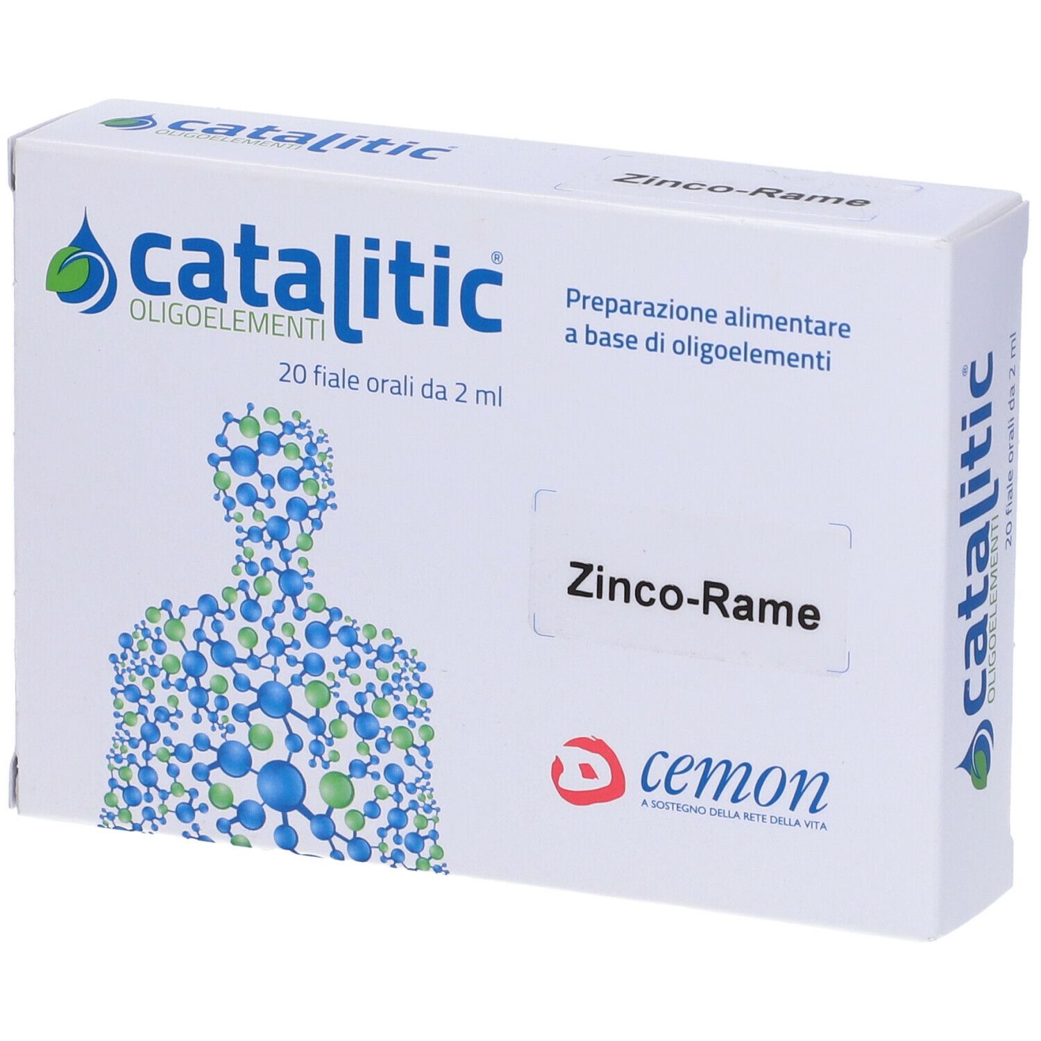 Katalytische Spurenelemente Zink Kupfer Zn-Cu 20 Fläschchen 2 Ml