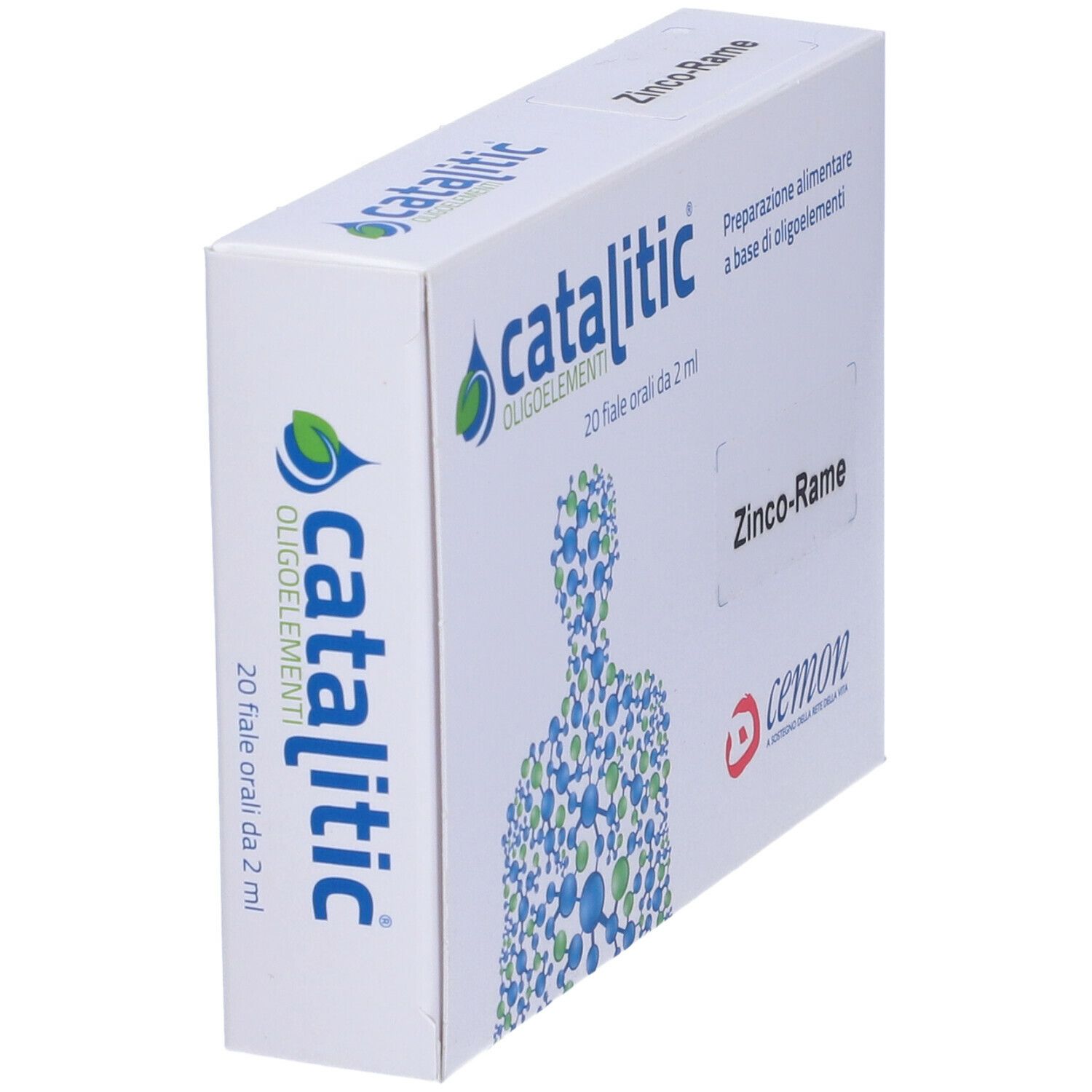Katalytische Spurenelemente Zink Kupfer Zn-Cu 20 Fläschchen 2 Ml