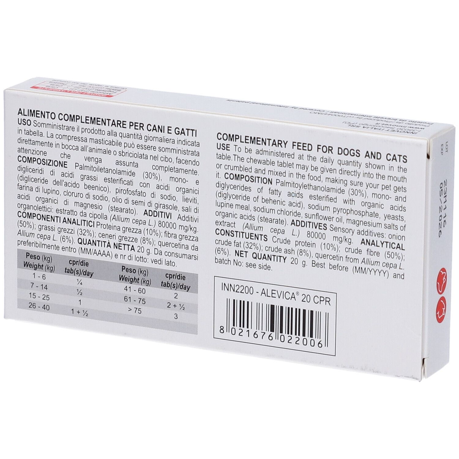 INNOVET Alevica® Kautabletten