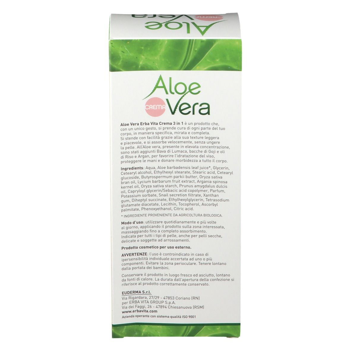 ERBA VITA Aloe Vera Creme