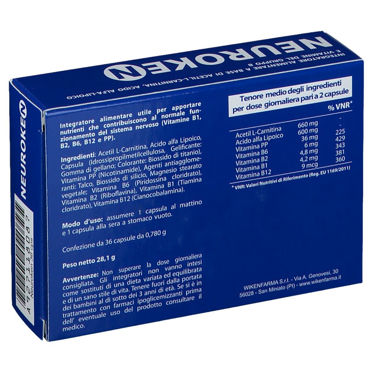 NEUROKEN 36CPS