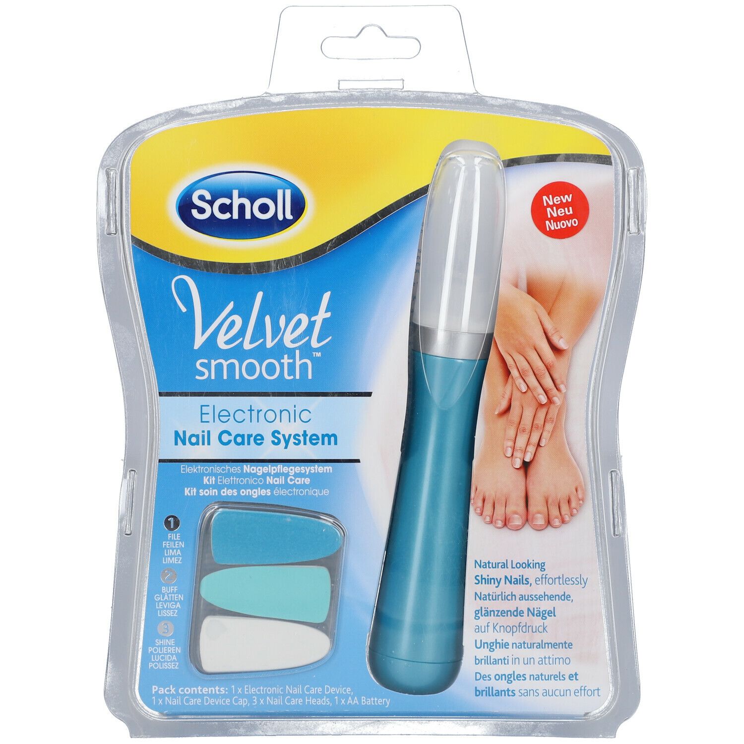 Scholl Velvet Smooth Elektronisches Nagelpflegesystem