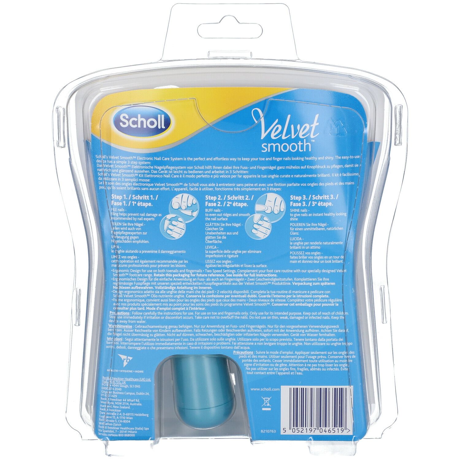 Scholl Velvet Smooth Elektronisches Nagelpflegesystem