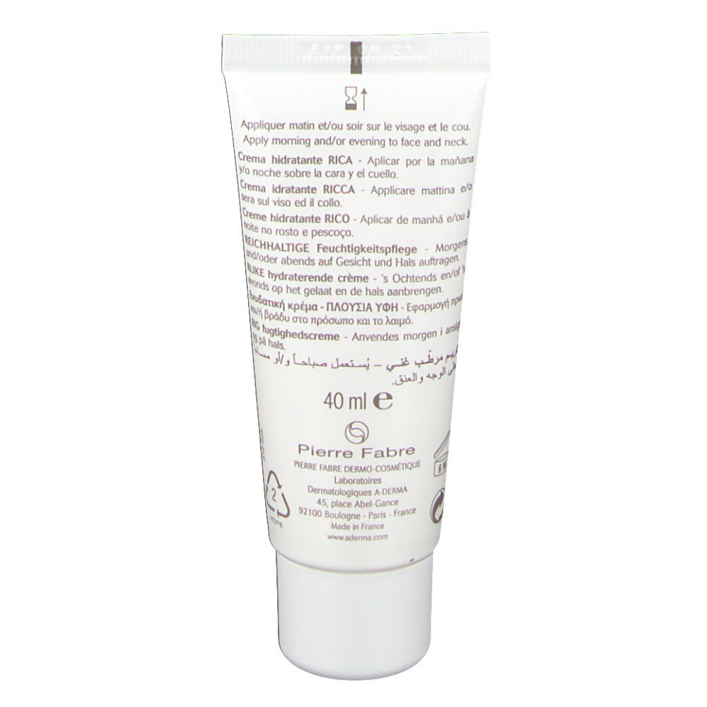 A-DERMA Hydralba Hydralba Reichhaltige Feuchtigkeitscreme 24H
