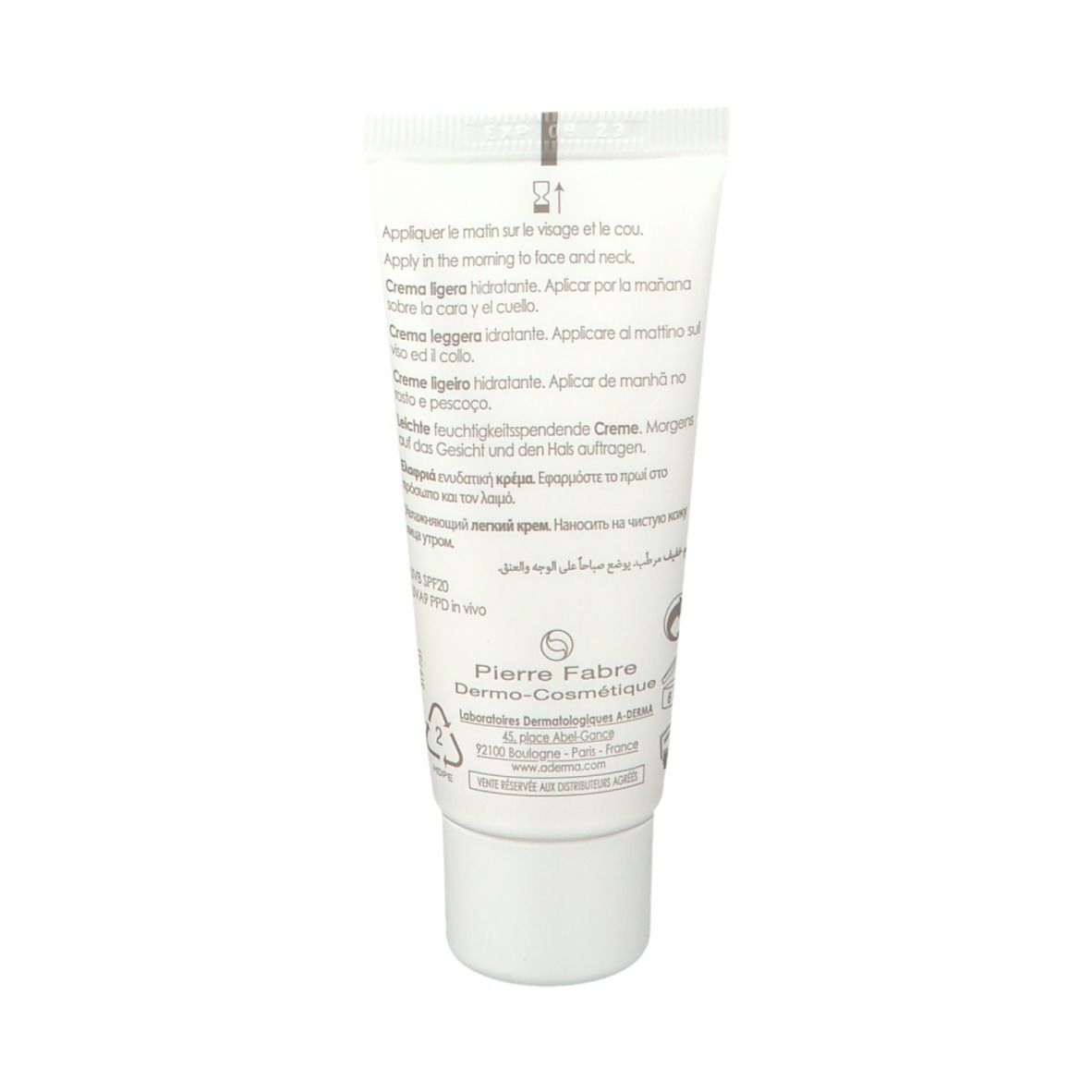 A-Derma Hydralba UV crème hydratante légère SPF 20