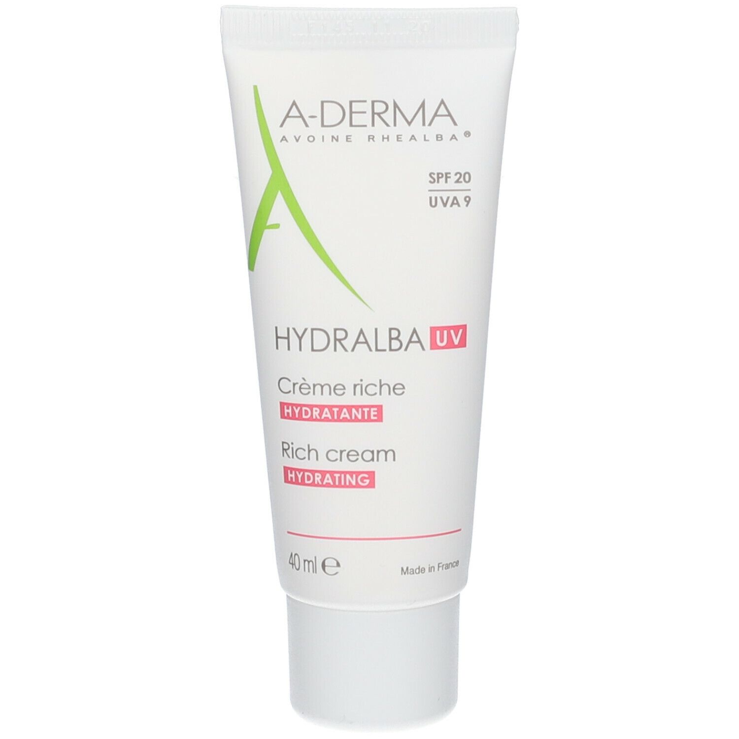 A-Derma Hydralba UV crème hydratante riche SPF 20
