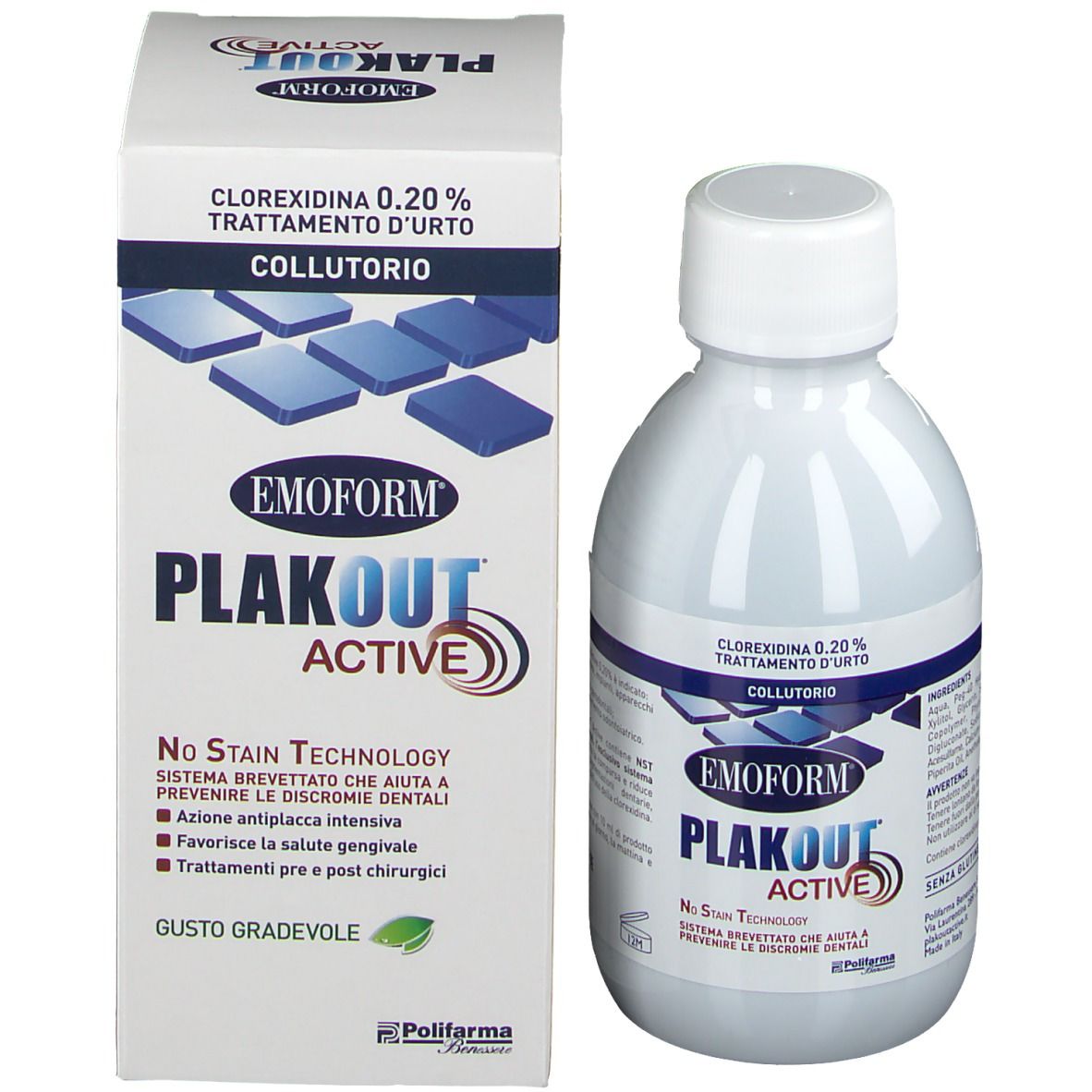 Plakout® Active Bain de bouche 0,20 %