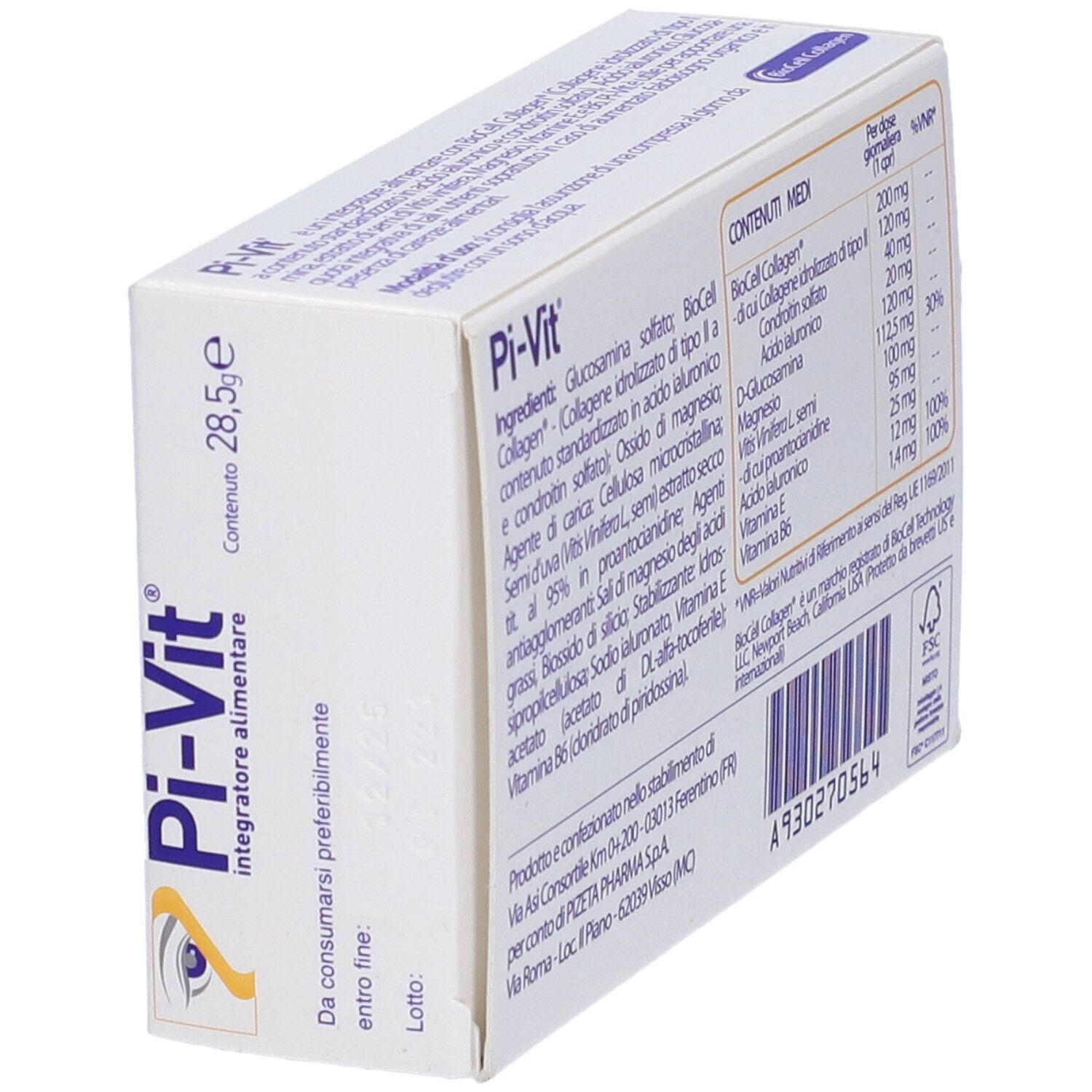 PIZETA Pharma Pi-Vit Complément alimentaire