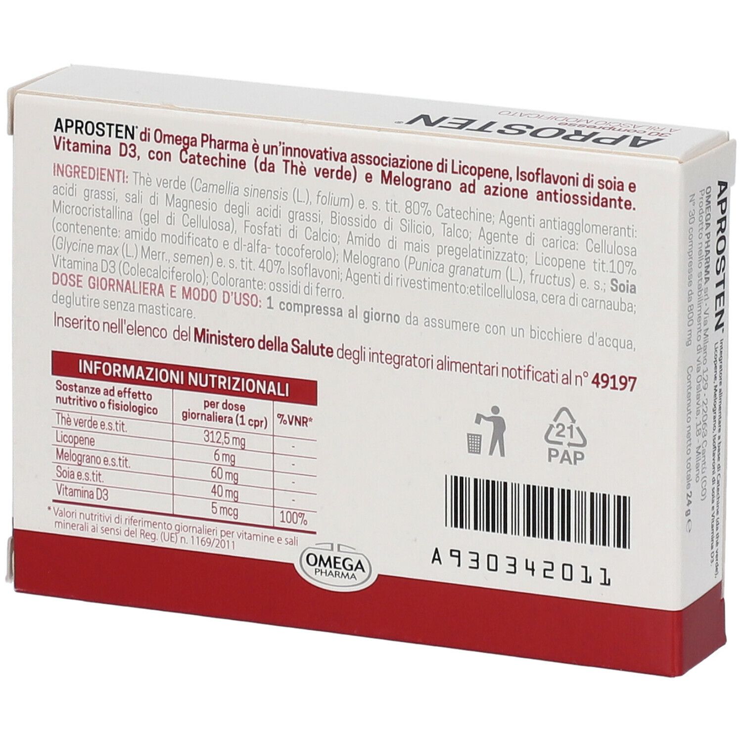 OMEGA PHARMA APROSTEN®