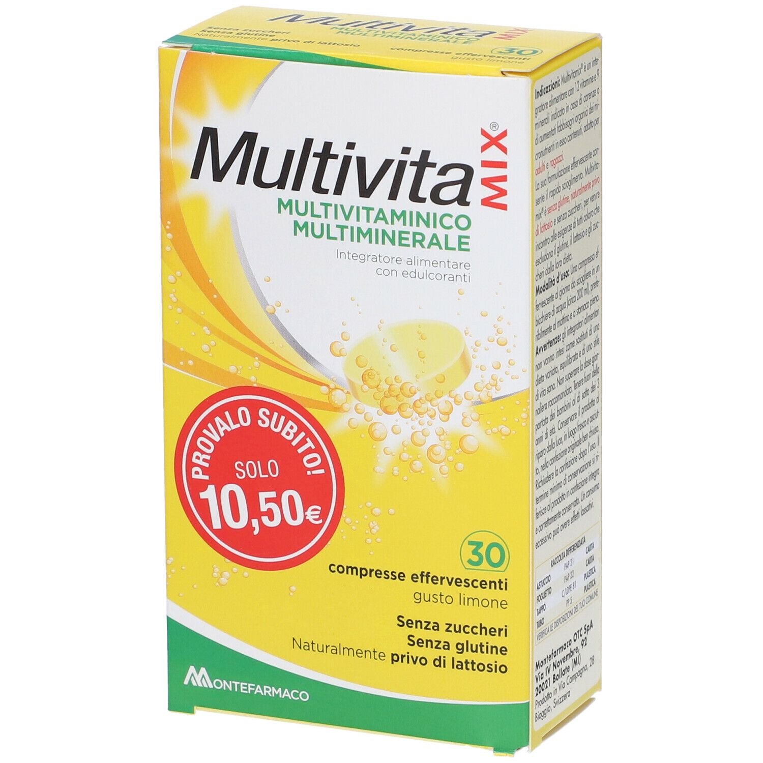 MONTEFARMACO Multivita Mix® Citron - Comprimés