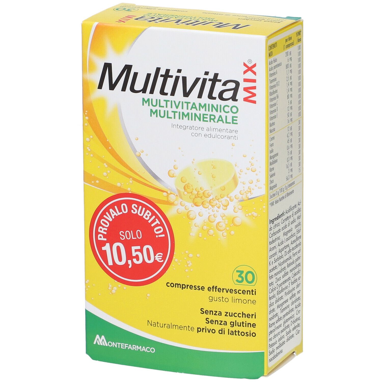 MONTEFARMACO Multivita Mix® Citron - Comprimés