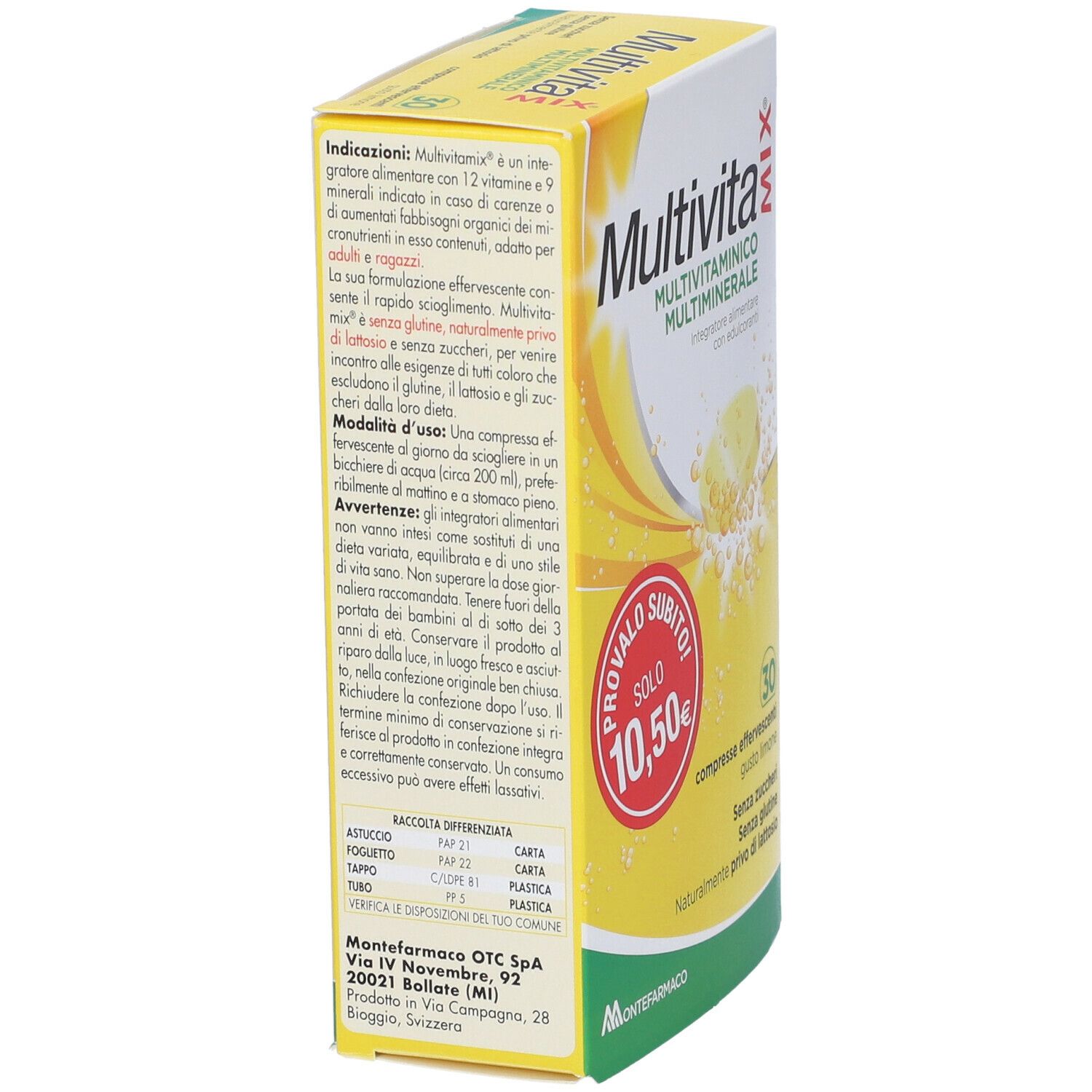 MONTEFARMACO Multivita Mix® Citron - Comprimés