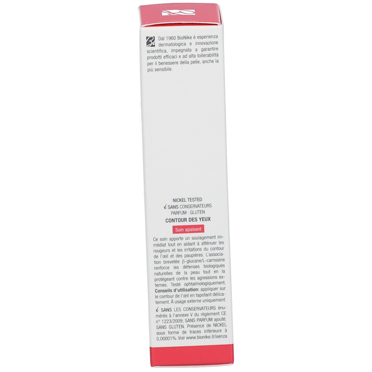 BioNike DEFENCE TOLERANCE Contour des Yeux Apaisant