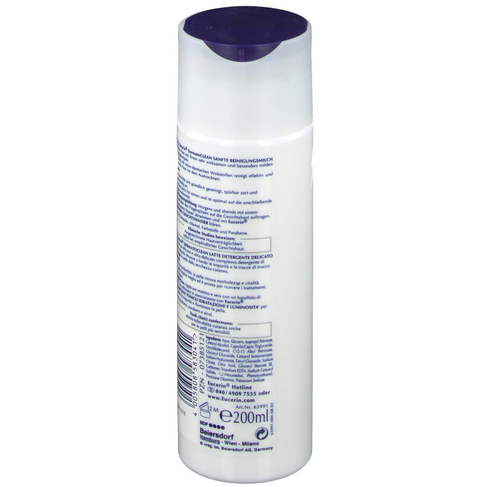 Eucerin® DermatoClean lait démaquillant doux