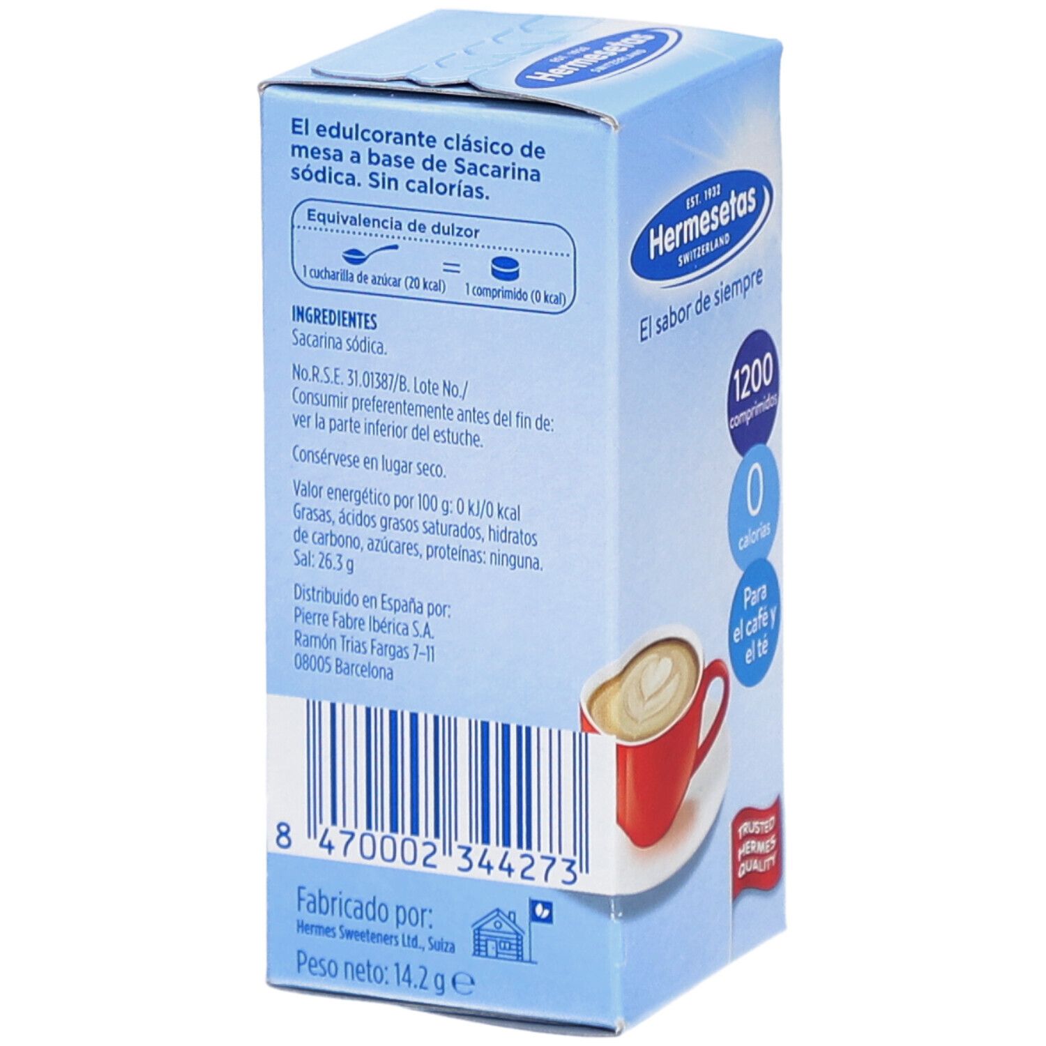 HERMESETAS ORIGINAL 1200CPR