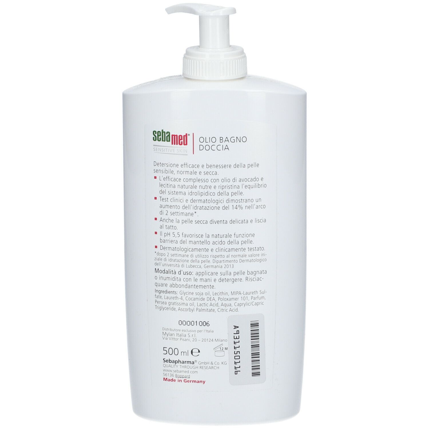 SEBAMED OLIO BAGNODOCCIA 500ML