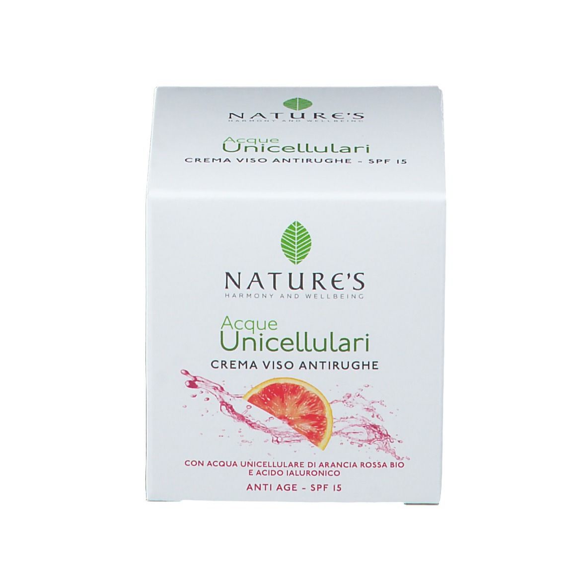 NATURE'S Acque Unicellulari Anti-Falten-Gesichtscreme LSF 15