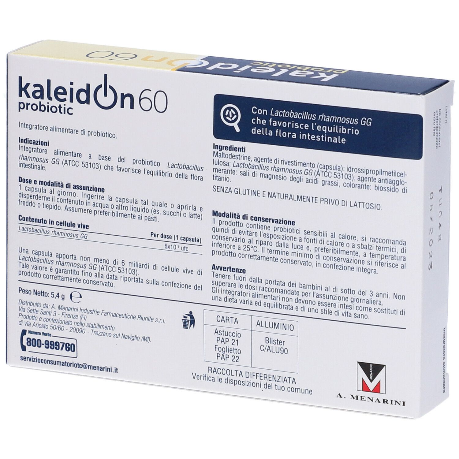 Kaleidon 60 Probiotische Kapseln