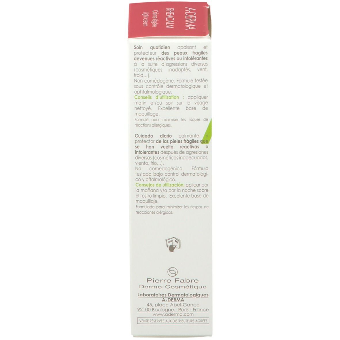 A-DERMA RHEACALM beruhigende Creme