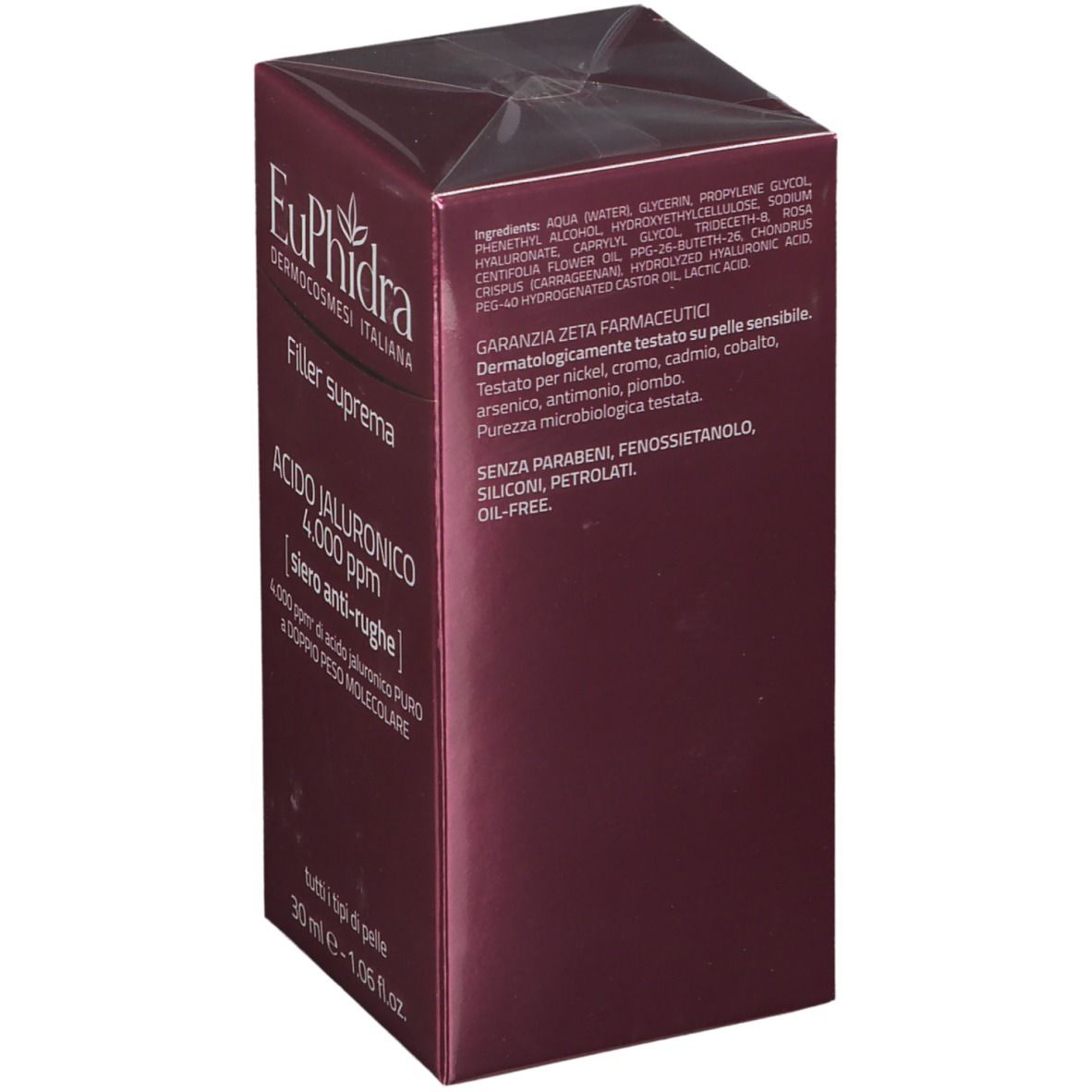 EuPhidra Filler Suprema Acide hyaluronique 4.000 ppm