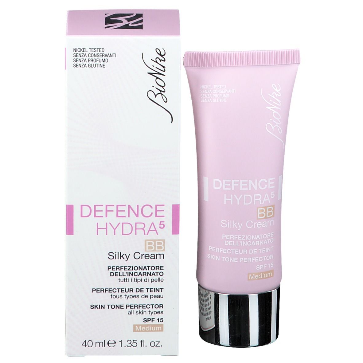 BioNike Defense Hydra5 Hydra5 Bb Silky Cream Perfecteur incrémental SPF 15