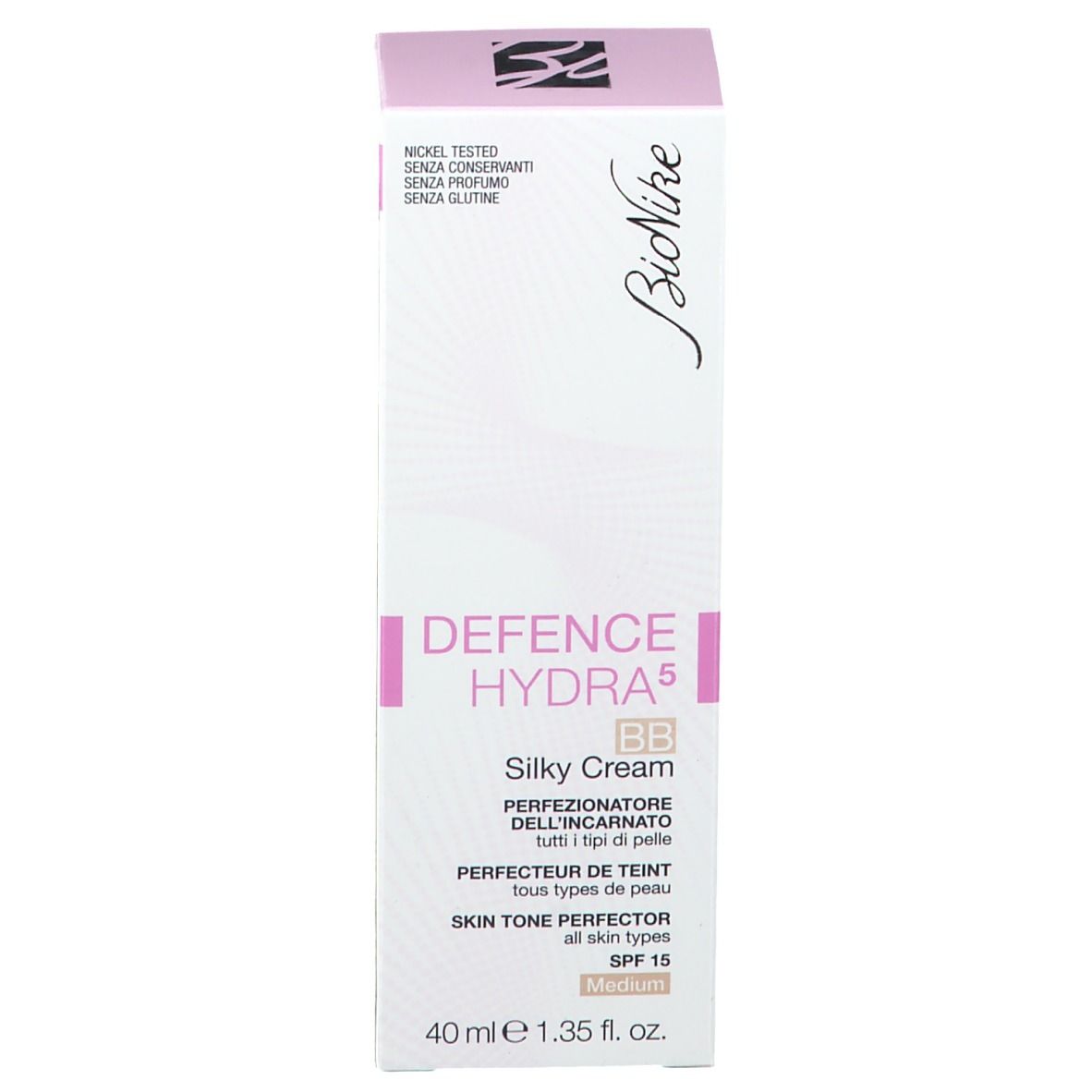 BioNike Defense Hydra5 Hydra5 Bb Silky Cream Perfecteur incrémental SPF 15