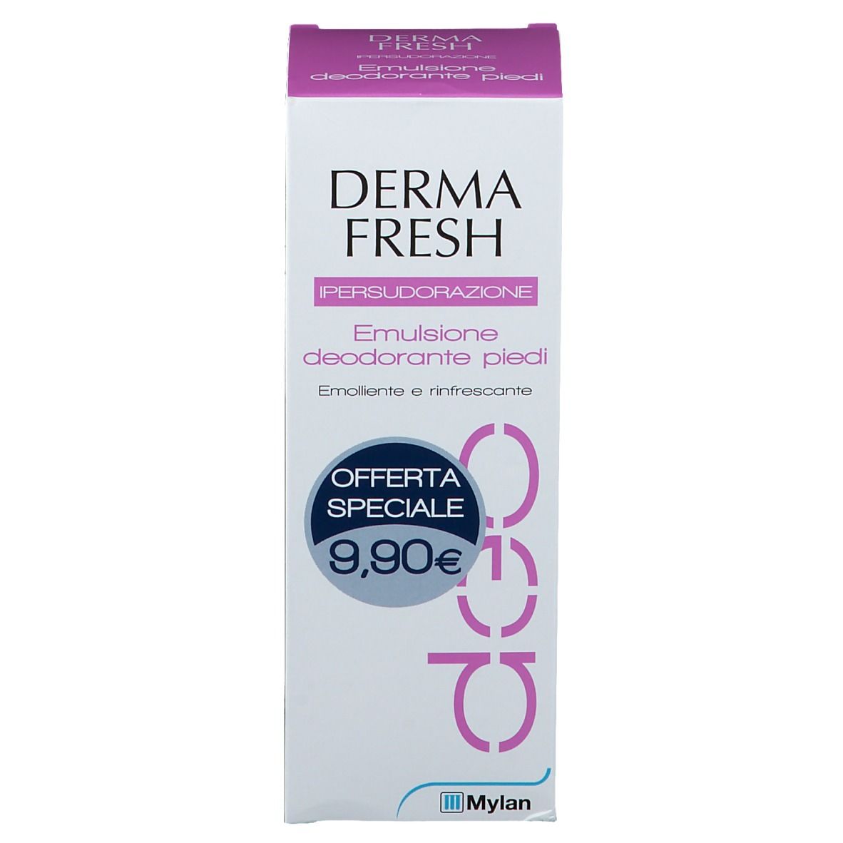 DERMAFRESH Hypersudorisation Émulsion déodorante pieds