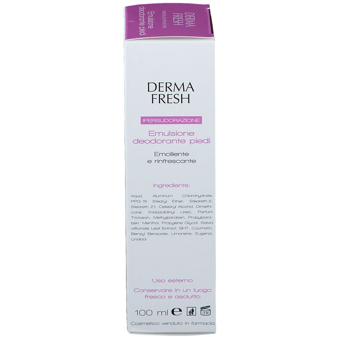 DERMAFRESH Hypersudorisation Émulsion déodorante pieds