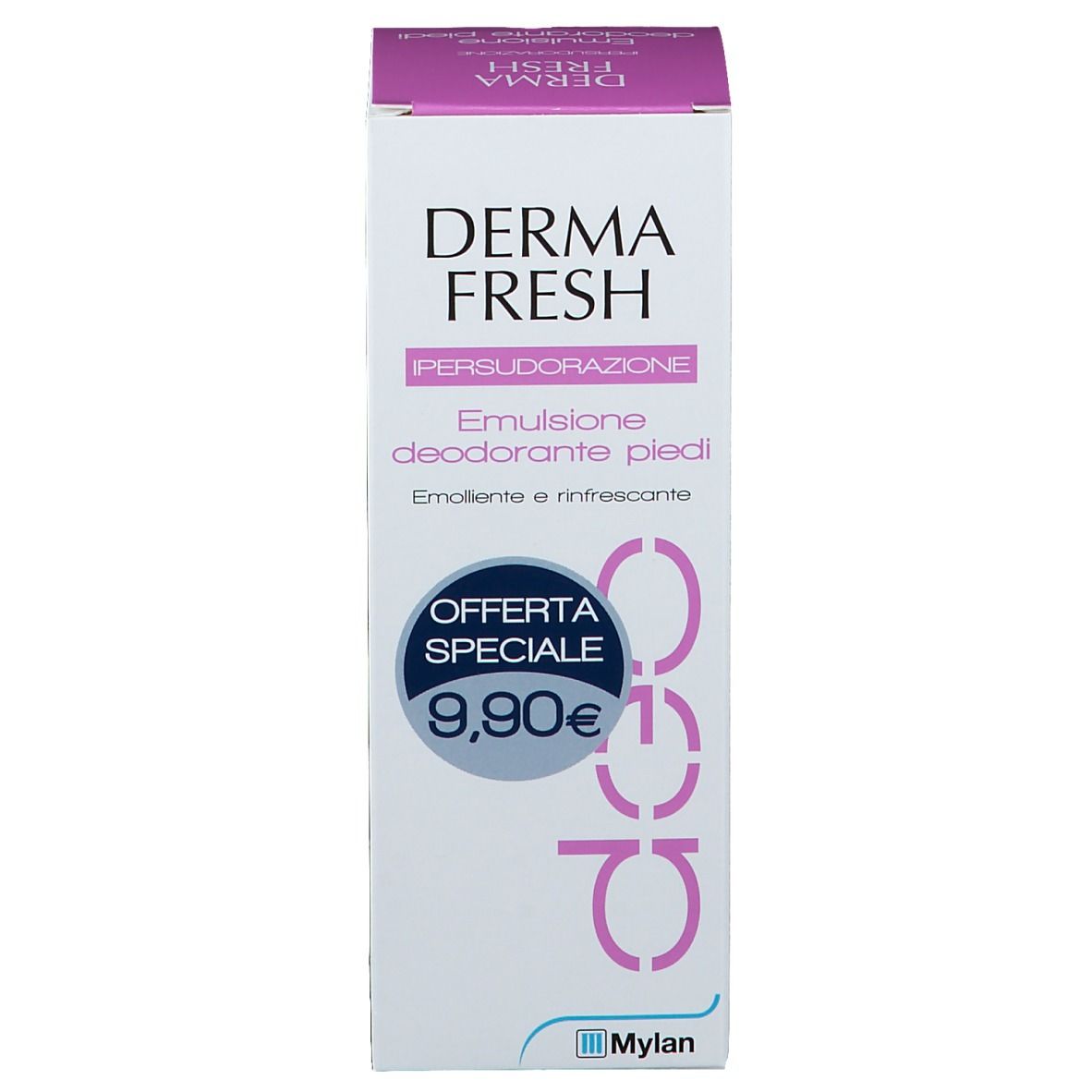 DERMAFRESH Hypersudorisation Émulsion déodorante pieds