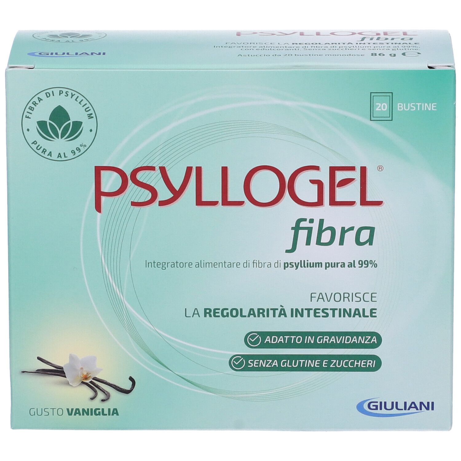 PSYLLOGEL® Fibre Vanille Sachets
