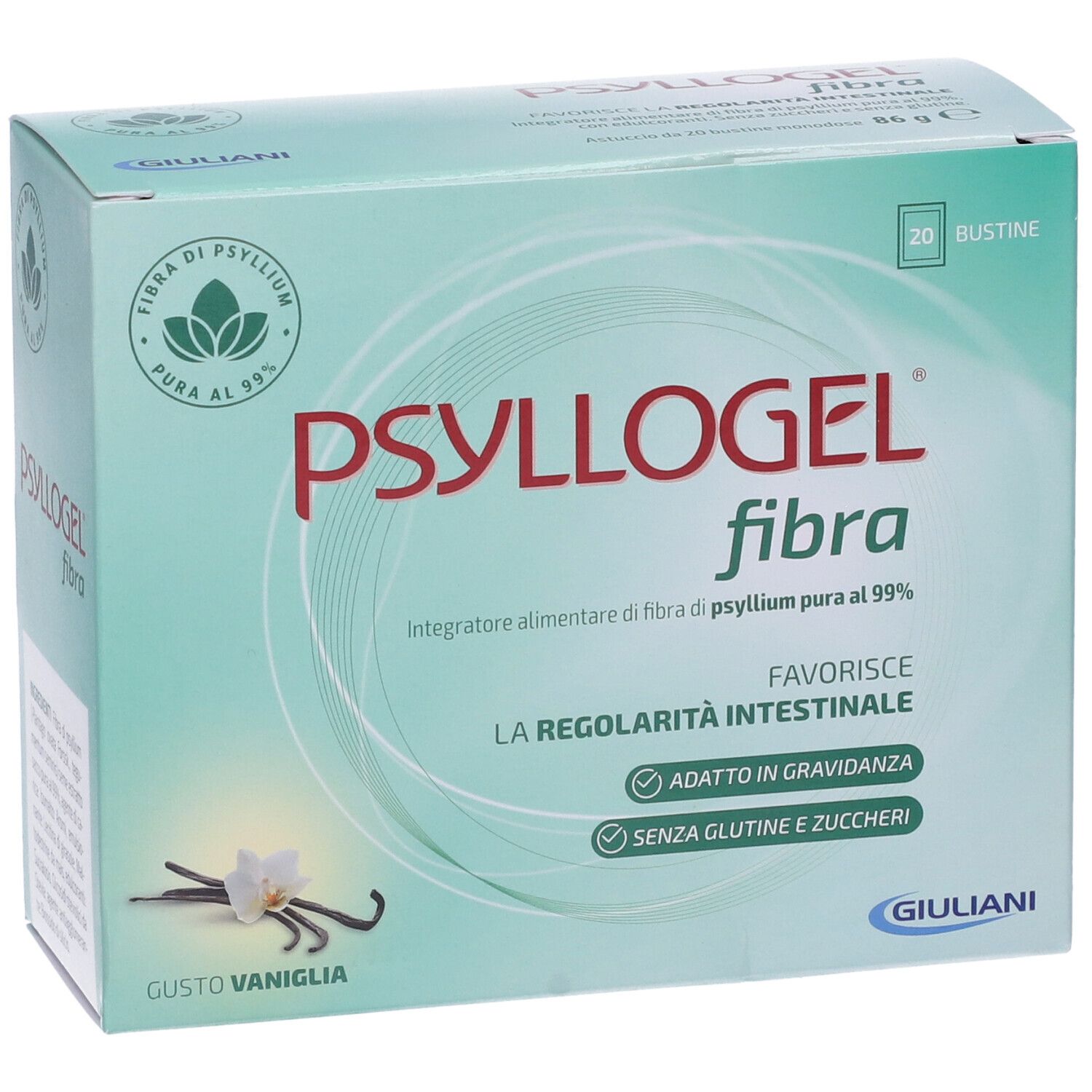 PSYLLOGEL® Fibre Vanille Sachets