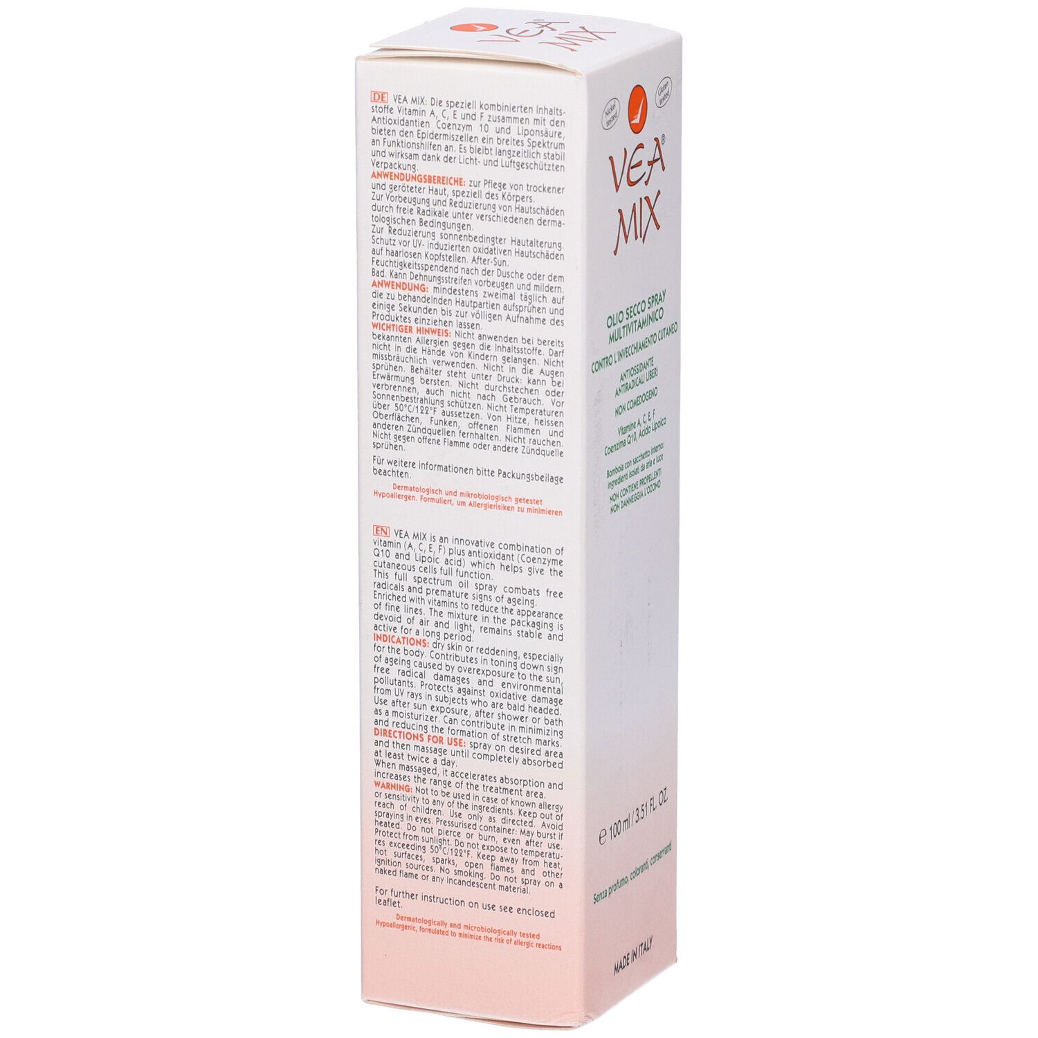 VEA MIX Spray Huile Sèche Multivitamines