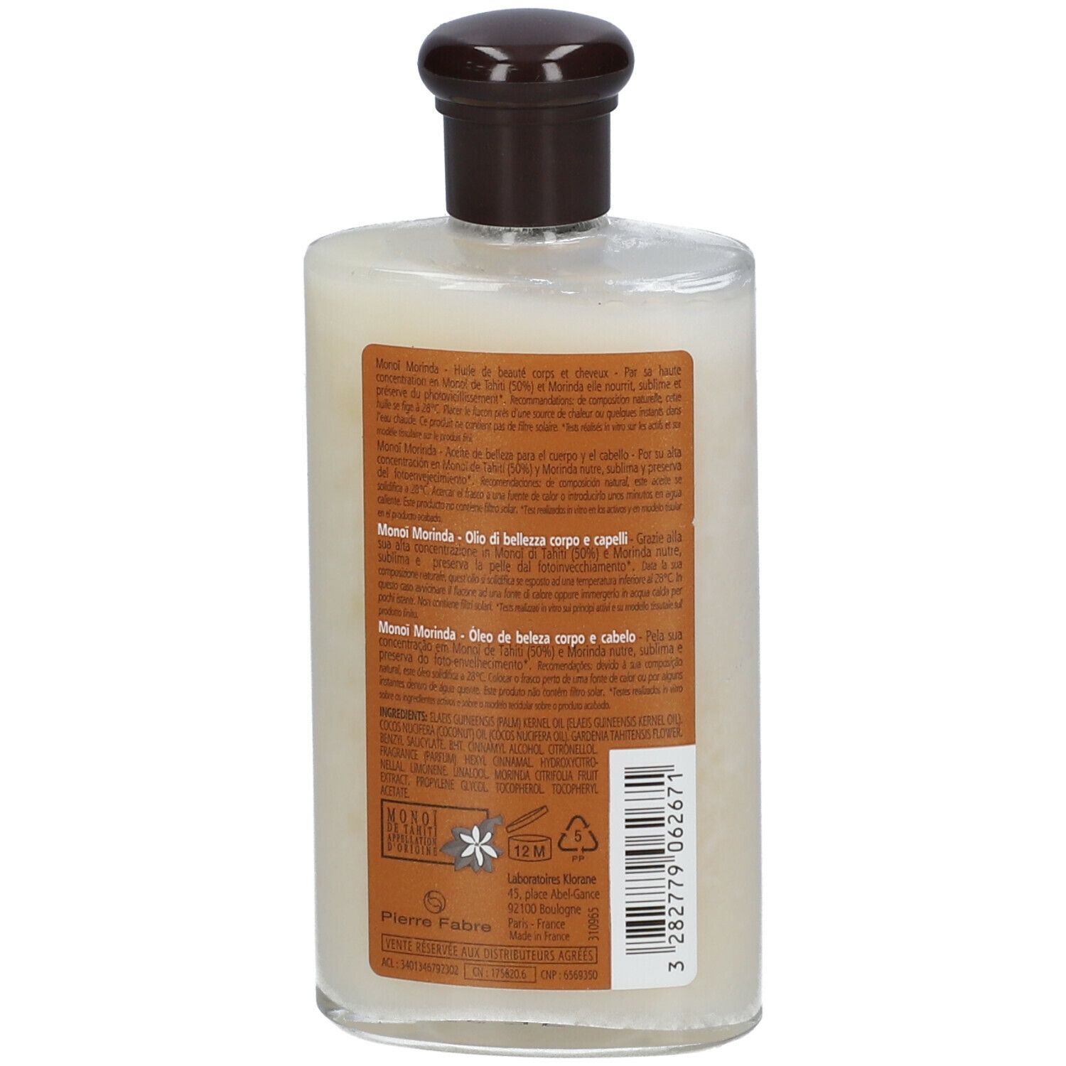 Klorane Polysianes huile de beauté corps et cheveux